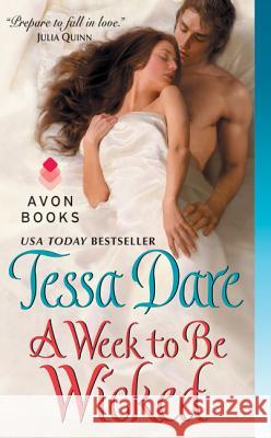 A Week to Be Wicked Tessa Dare 9780062049872 Avon Books - książka