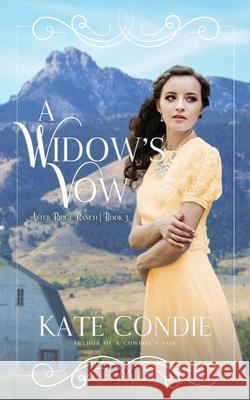 A Widow's Vow Kate Condie 9798482079317 Independently Published - książka
