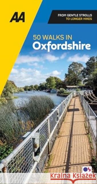 AA 50 Walks in Oxfordshire  9780749583743 AA Publishing - książka