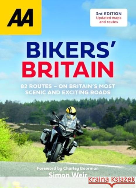 AA Bikers' Britain Simon Weir 9780749584252 AA Publishing - książka