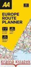 AA European Route Planner Map  9780749584184 AA Publishing