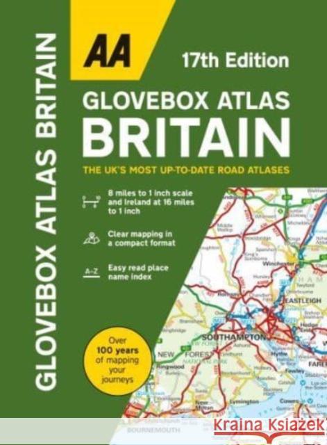 AA Glovebox Atlas Britain  9780749583422 AA Publishing - książka