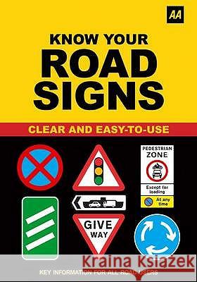 AA Know Your Road Signs   9780749562755  - książka
