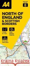 AA Road Map North of England & Scottish Borders  9780749584139 AA Publishing