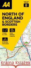 AA Road Map North of England & Scottish Borders  9780749584719 AA Publishing