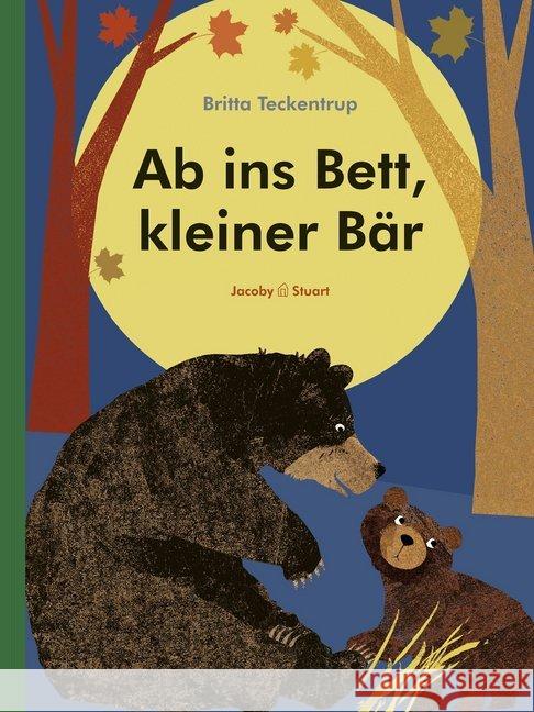 Ab ins Bett, kleiner Bär Teckentrup, Britta 9783946593393 Jacoby & Stuart - książka