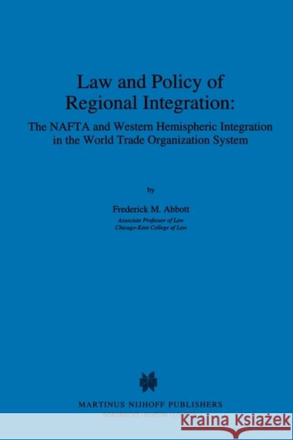 Abbott: Law and Policyof Regional Pa. Abbott 9780792332961 Kluwer Law International - książka