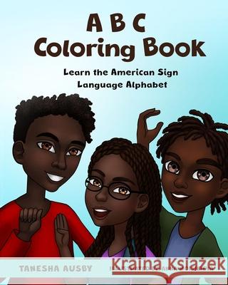 ABC Coloring Book Tanesha Ausby 9781734633627 Tc Loving Hands - książka