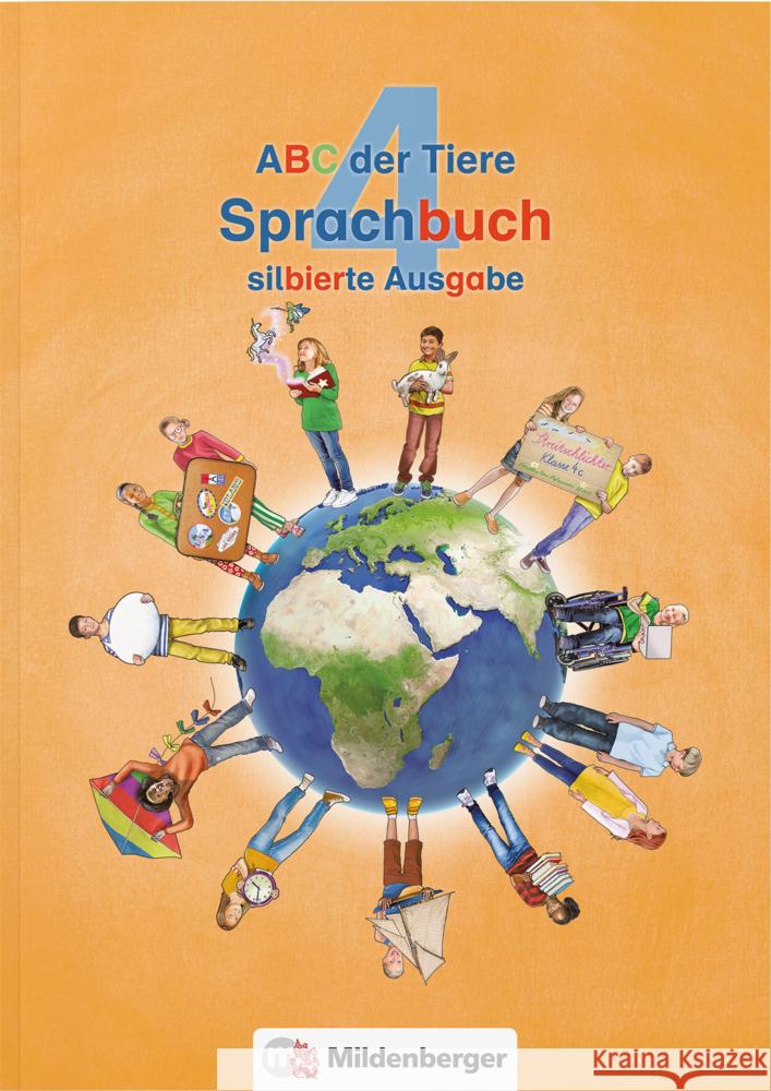 ABC der Tiere 4 - Sprachbuch, silbierte Ausgabe  9783619994816 Mildenberger - książka