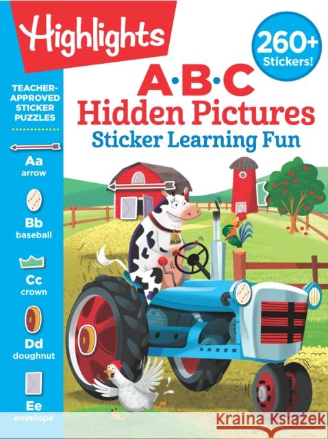 ABC Hidden Pictures Sticker Learning Fun Highlights Learning 9781644721841 Highlights Learning - książka