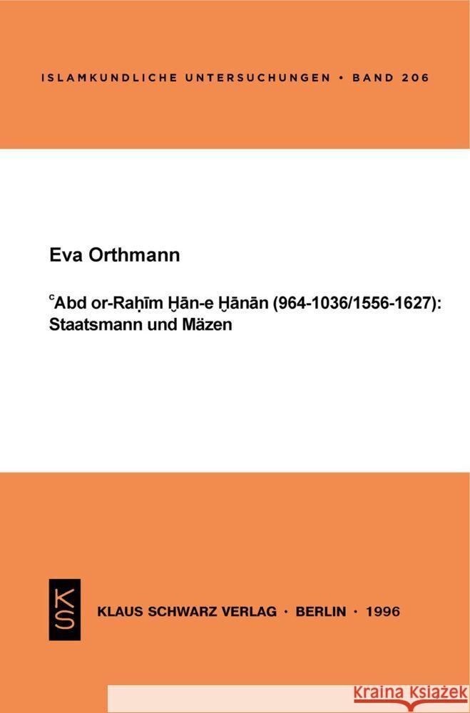 Abd Or-Rahim H Eva Orthmann 9783879972586 Klaus Schwarz - książka