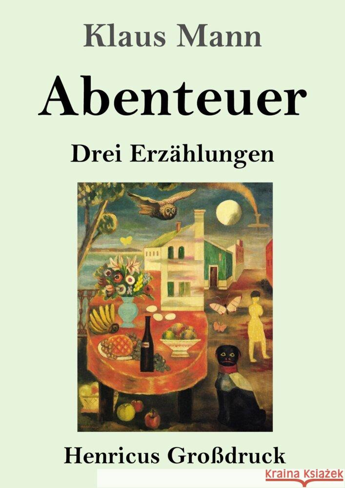 Abenteuer (Großdruck) Mann, Klaus 9783847857563 Henricus - książka