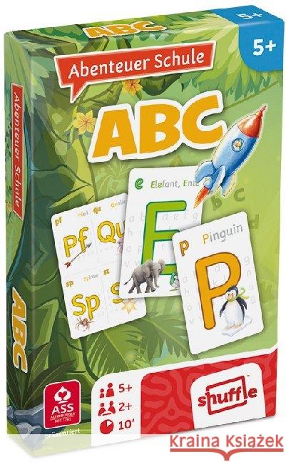 Abenteuer Schule - ABC (Kartenspiel)  4042677728425 ASS Spielkartenfabrik - książka