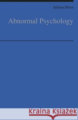 Abnormal Psychology Juliann Moen 9789352979608 Scribbles - książka