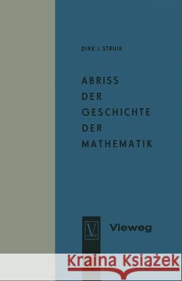 Abriss Der Geschichte Der Mathematik Dirk Ja Dirk J 9783322960788 Springer - książka