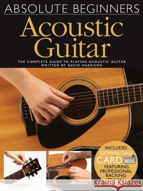 Absolute Beginners: Acoustic Guitar Harrison, David 9781785581519 Hal Leonard Europe Limited - książka