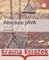 Absolute Java, Global Edition Kenrick Mock 9781292109220 Pearson Education Limited