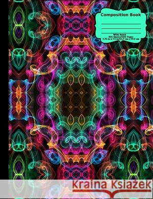 Abstract Curly Cues Composition Notebook, Wide Ruled, 100 Sheets/200 Pages, 8.5 Publishing, Zweig 9781976289392 Createspace Independent Publishing Platform - książka