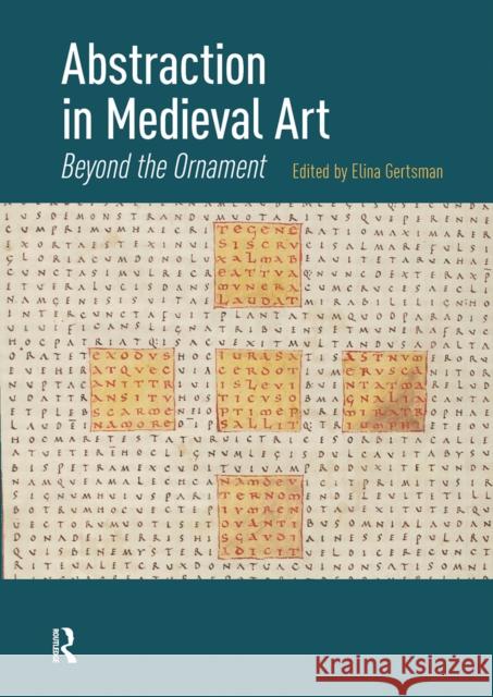 Abstraction in Medieval Art: Beyond the Ornament Elina Gertsman 9781041175209 Routledge - książka