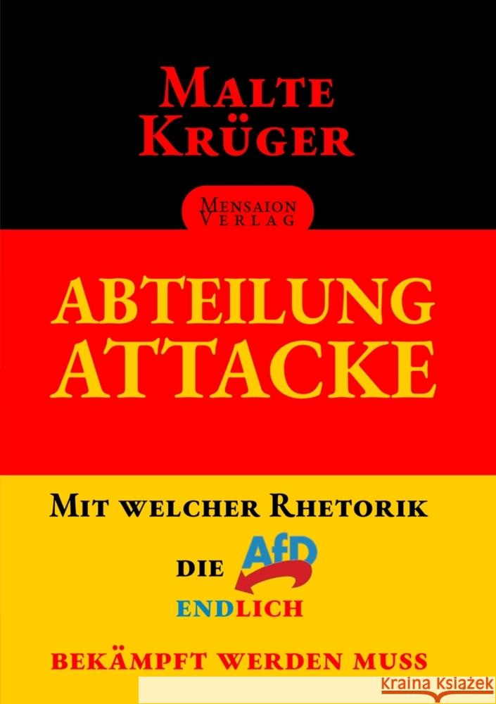 Abteilung Attacke Krüger, Malte 9783689180126 Mensaion - książka