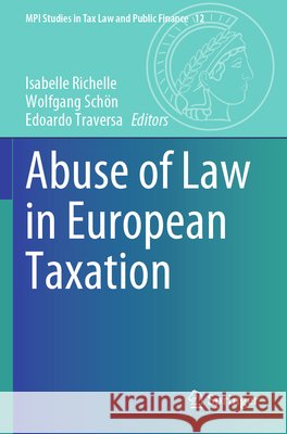Abuse of Law in European Taxation  9783031870149 Springer Nature Switzerland - książka