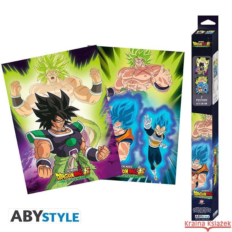 ABYstyle - Dragon Ball Broly Broly Chibi Poster Set  3665361057529 Abysse Deutschland - książka