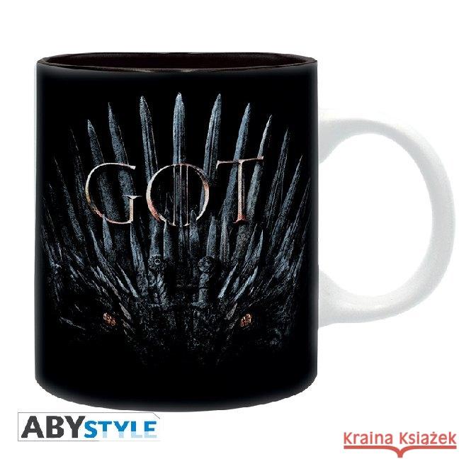 ABYstyle - Game of Thrones - For the Throne 320 ml Tasse  3665361019473 Abysse Deutschland - książka