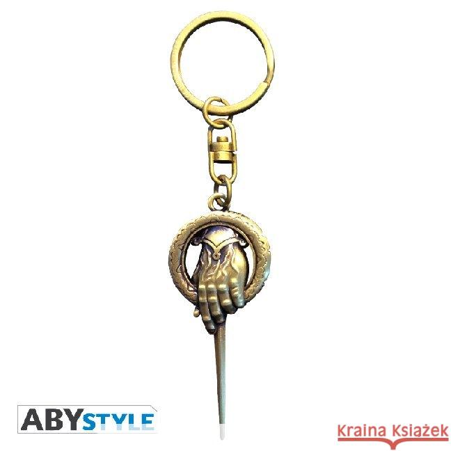 ABYstyle - Game of Thrones - Hand of King 3D-Schlüsselanhänger  3700789220855 Abysse Deutschland - książka