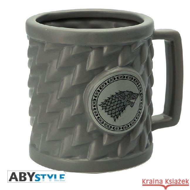 ABYstyle - Game of Thrones - Stark 3D Tasse  3700789281962 Abysse Deutschland - książka