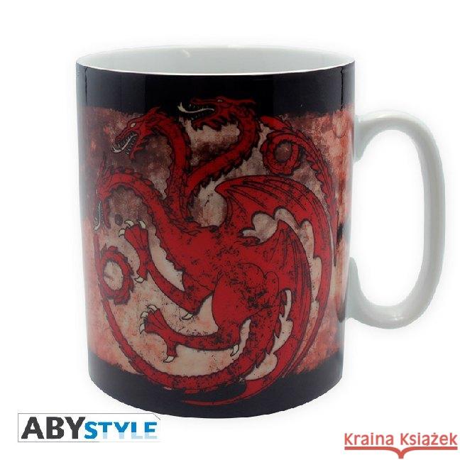 ABYstyle - Game of Thrones - Targaryen 460 ml Tasse  3760116330312 Abysse Deutschland - książka