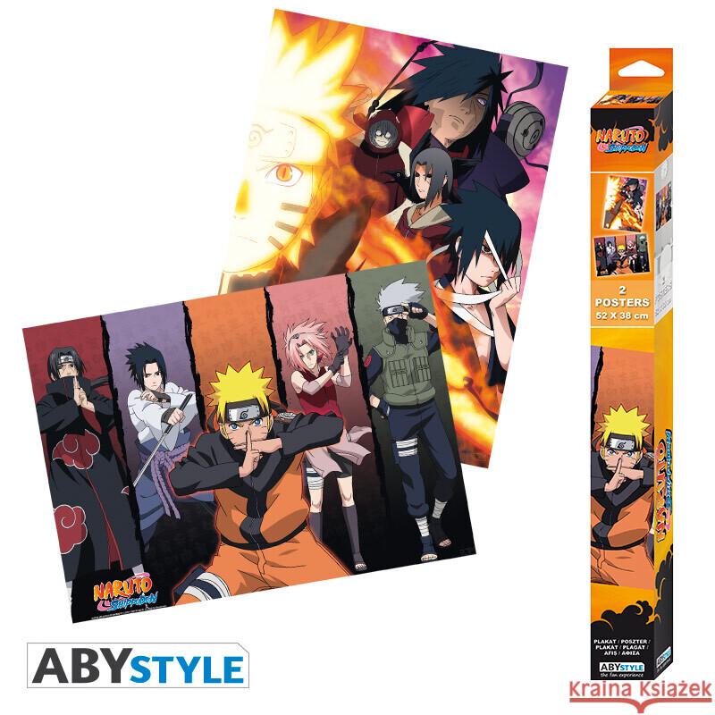 ABYstyle - Naruto 2er Set Chibi Posters  3665361034964 Abysse Deutschland - książka