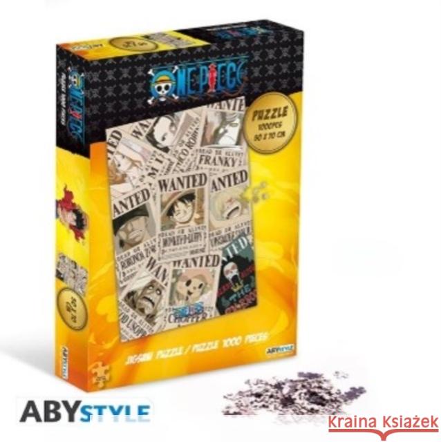 ABYstyle - One Piece Wanted Puzzle  3665361054603 Abysse Deutschland - książka