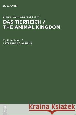 Acarina Thor, Sig 9783111068909 Walter de Gruyter - książka