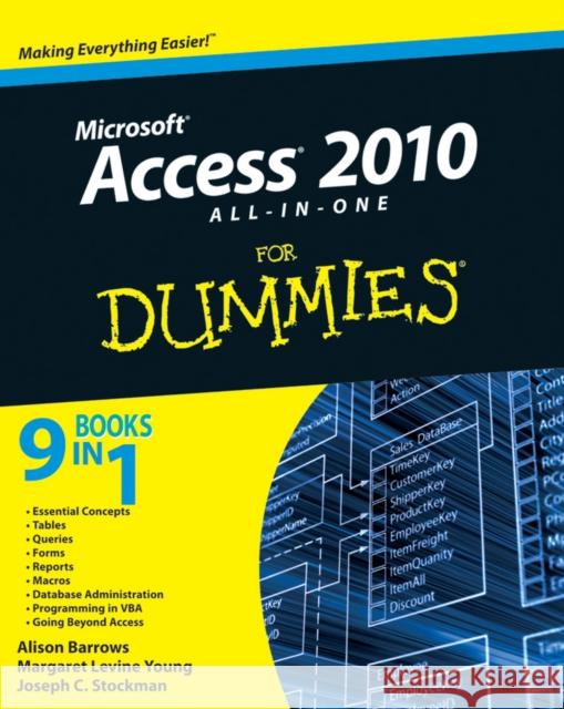 Access 2010 All-In-One for Dummies Barrows, Alison 9780470532188  - książka