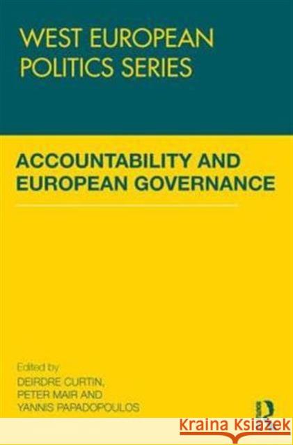 Accountability and European Governance  9780415845816  - książka