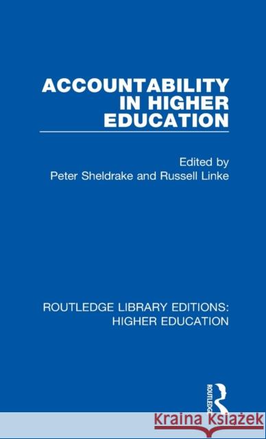 Accountability in Higher Education  9781138318458 Taylor and Francis - książka