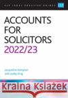 Accounts for Solicitors 2022/2023: Legal Practice Course Guides (LPC) Kempton 9781915469021 The University of Law Publishing Limited