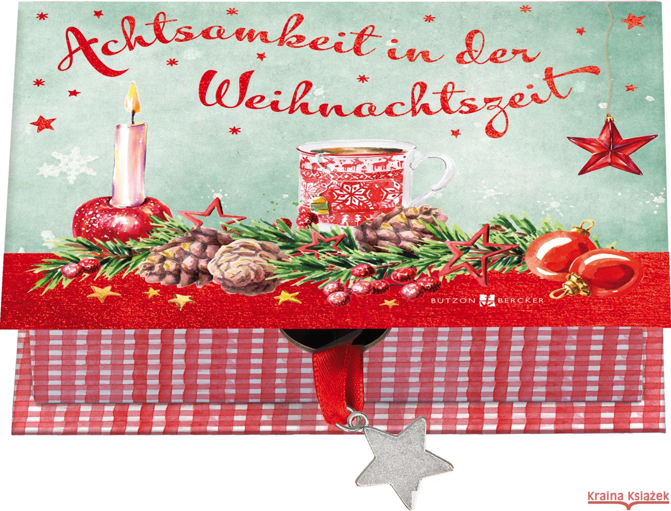 Achtsamkeit in der Weihnachtszeit Lörks, Vera 9783766627797 Butzon & Bercker - książka