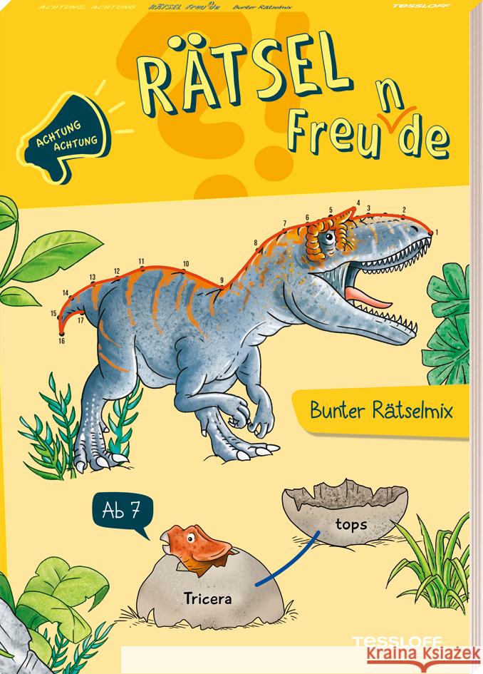 Achtung Achtung Rätselfreu(n)de. Bunter Rätselmix  9783788646981 Tessloff Verlag Ragnar Tessloff GmbH & Co. KG - książka