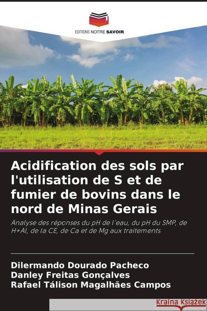 Acidification des sols par l'utilisation de S et de fumier de bovins dans le nord de Minas Gerais Dourado Pacheco, Dilermando, Freitas Gonçalves, Danley, Tálison Magalhães Campos, Rafael 9786208181970 Editions Notre Savoir - książka