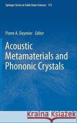 Acoustic Metamaterials and Phononic Crystals Pierre Deymier 9783642312311 Springer - książka