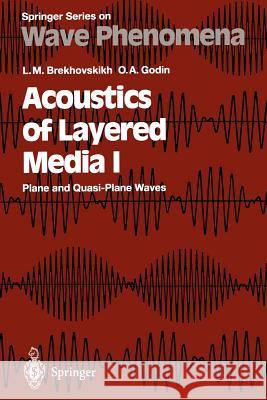 Acoustics of Layered Media I: Plane and Quasi-Plane Waves Brekhovskikh, Leonid M. 9783540647249 Springer - książka