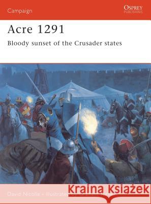 Acre 1291: Bloody Sunset of the Crusader States Nicolle, David 9781841768625 Osprey Publishing (UK) - książka