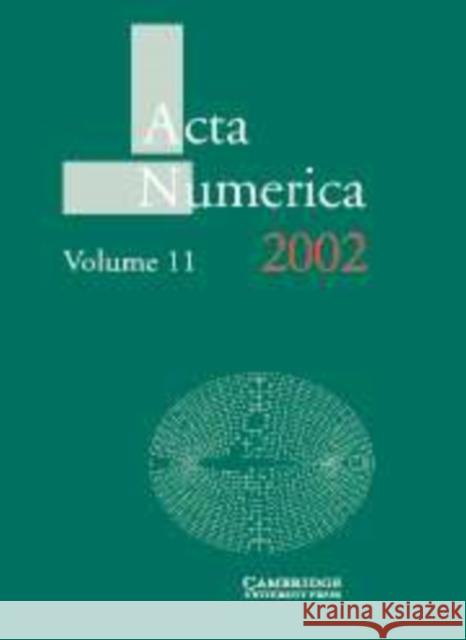 ACTA Numerica 2002: Volume 11 Iserles, Arieh 9780521174305 Cambridge University Press - książka