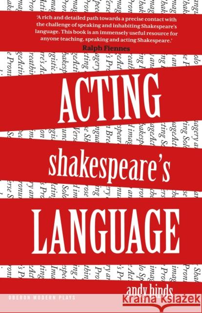 Acting Shakespeare's Language Andy Hinds 9781783190089 OBERON BOOKS - książka