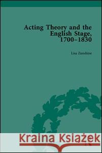 Acting Theory and the English Stage, 1700-1830, V.1-5  9781851969012 Pickering & Chatto Publishers - książka