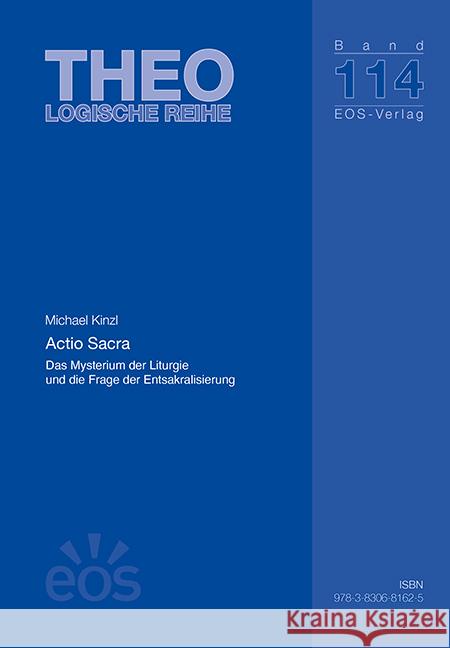 Actio Sacra Kinzl, Michael 9783830681625 EOS Verlag - książka