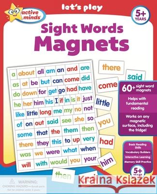 Active Minds Sight Words Magnets Sequoia Children's Publishing 9781642690262 Sequoia Records - książka