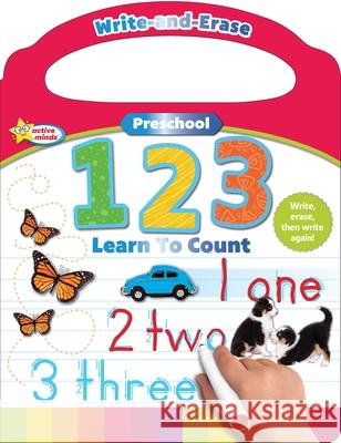 Active Minds Write-And-Erase Preschool 123: Learn to Count Sequoia Children's Publishing            Sequoia Children's Publishing 9781642694307 Sequoia Children's Publishing - książka