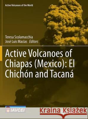 Active Volcanoes of Chiapas (Mexico): El Chichón and Tacaná Teresa Scolamacchia Jose Luis Macias 9783662521199 Springer - książka